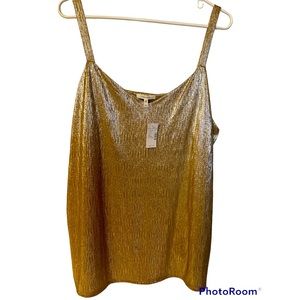 Gold Tank Top Blouse size 2xl